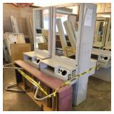 Beauty Salon Mirror Work Stations