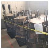 Large Lot of Student Desks
