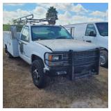White Chevy worktruck