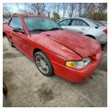 1997 FORD MUSTANG RED