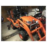 Kubota BX25D diesel four-wheel-drive tractor with