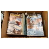 Box of PA game news magazines