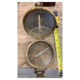 Vintage Brass compass. Thos. J. Evans Esq. London