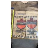 2 lead shot cloth bags