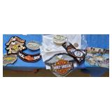 Harley-Davidson pins patches belt buckles and