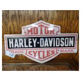 Harley Davidson metal sign