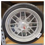Wheel & tire clock - battery operated