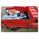 Lot duct pipe approx 17 Pieces of 5" round 5 ft