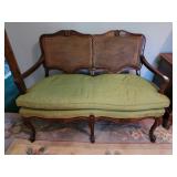 Double settee with cushion