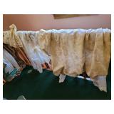 Asserted curtains valances window coverings