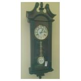RA mechanical 32 day wind up wall clock with key