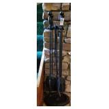 Fireplace tool set