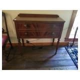 Solid wood buffet table 38" x 16" x 35"