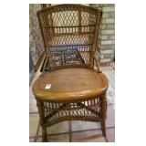 Wicker side chair