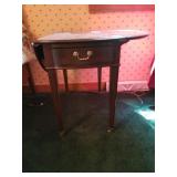 Side table with two extensions 24 in tall