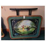 Golf themed wall art / tray