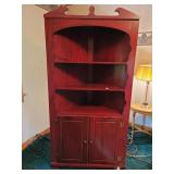 Large corner cupboard 38" across 75" tall