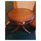 32-in diameter table with drawer