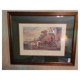 "Returning from the hunt" framed print by W