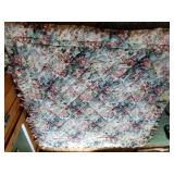 Floral quilt 70 in x 82 in