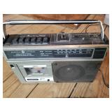 GE AM/FM radio cassette recorder