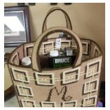 Bag with assorted household furniture cleaners,