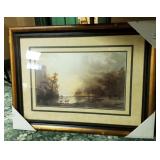 Framed print - new with some scratches