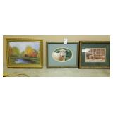Lot of 3 framed prints
