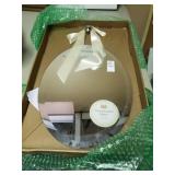 Martha Stewart oval beveled mirror 11 3/4 by 16