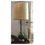 MCM lamp & University of Pittsburgh brass lamp