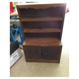 Shelf cabinet 20x9x32 with contents