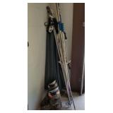 Lot of Elan Complex skis, 2 sets of ski poles and