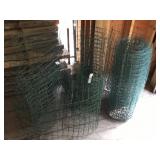 Lot of wire fencing