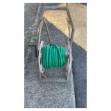 Suncast hose reel with hose