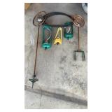 Lawn and garden sprinklers and other items
