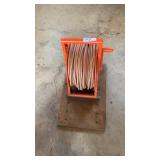 Outdoor extension cord on reel