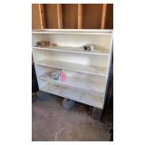 Wooden shelf unit 54 inches x 12 inches x 48