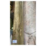 Two 8 foot treated landscaping timbers