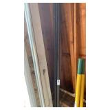 Three pieces of black pipe 8 foot long