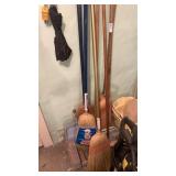 Lot of brooms