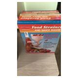 Food strainer and sauce maker