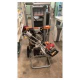 Chicago electric compound miter saw on Ridgid