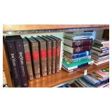 Shelf lot of books thru the Bible set, Christian