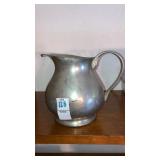 Royal Holland pewter pitcher w/ ice lip