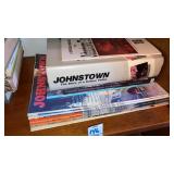 Stack of Johnstown books flood books