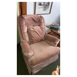 Flexsteel rose velvet rocker
