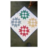 Small Handmade hand quilted sampler