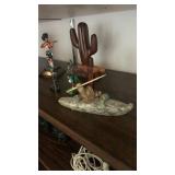 Lot set marble Eskimo , wooden cactus, wooden mug