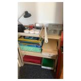 Shelf with contents on it