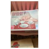 Porcelain toy tea set